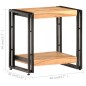 vidaXL Mesa auxiliar de madera maciza de acacia 40x30x40 cm vidaXL Mesa auxiliar de madera maciza de acacia 40x30x40 cm