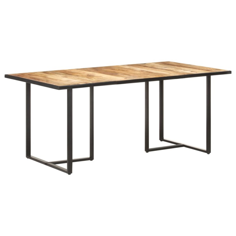 vidaXL Mesa de comedor madera de mango rugosa 180 cm vidaXL Mesa de comedor madera de mango rugosa 180 cm