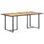 vidaXL Mesa de comedor madera de mango rugosa 180 cm vidaXL Mesa de comedor madera de mango rugosa 180 cm