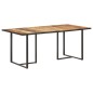vidaXL Mesa de comedor madera de mango rugosa 180 cm vidaXL Mesa de comedor madera de mango rugosa 180 cm