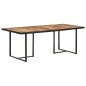 vidaXL Mesa de comedor madera de mango rugosa 200 cm