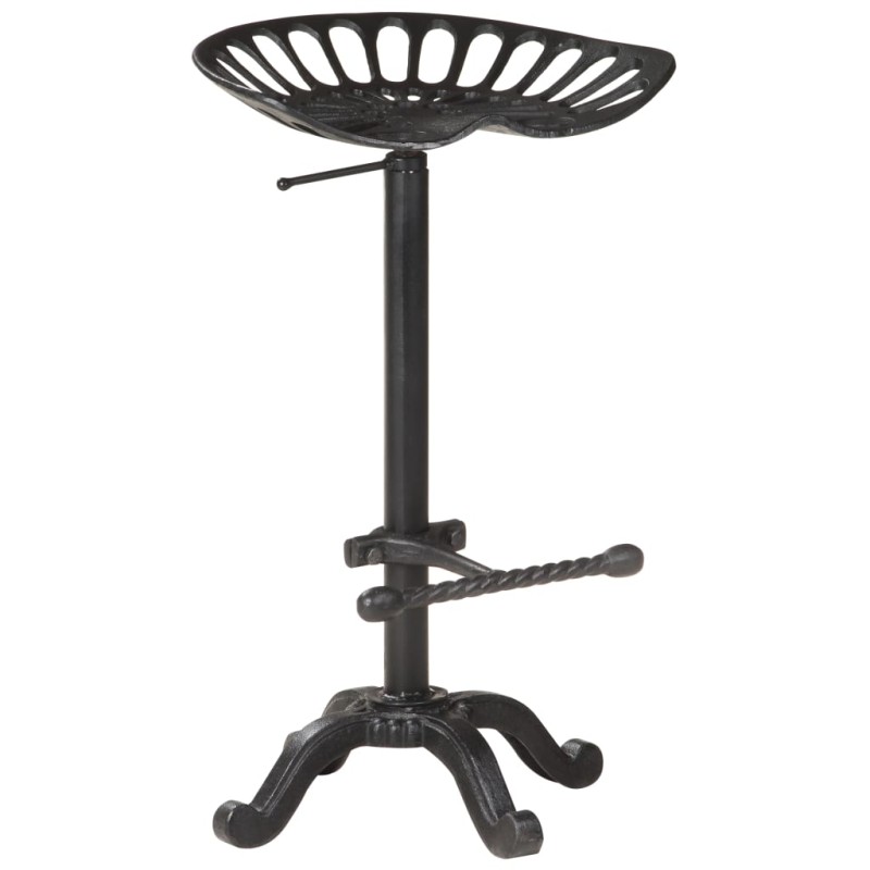 vidaXL Taburete de cocina hierro fundido negro vidaXL Taburete de cocina hierro fundido negro