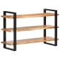 vidaXL Aparador con 3 estantes madera maciza de acacia 120x40x75 cm vidaXL Aparador con 3 estantes madera maciza de acacia 120x40x75 cm