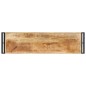vidaXL Mesa consola de madera de mango rugosa 120x30x75 cm vidaXL Mesa consola de madera de mango rugosa 120x30x75 cm