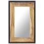 vidaXL Espejo de madera maciza de mango 80x50 cm vidaXL Espejo de madera maciza de mango 80x50 cm