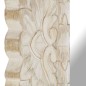vidaXL Espejo de madera maciza de mango blanco 50x50 cm vidaXL Espejo de madera maciza de mango blanco 50x50 cm