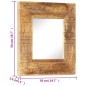 vidaXL Espejo tallado a mano madera maciza de mango 50x50x2,5 cm vidaXL Espejo tallado a mano madera maciza de mango 50x50x2,5 cm