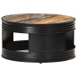 vidaXL Mesa de centro de madera maciza reciclada negra 68x68x36 cm vidaXL Mesa de centro de madera maciza reciclada negra 68x68x36 cm