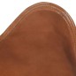 vidaXL Silla mariposa plegable de cuero auténtico marrón vidaXL Silla mariposa plegable de cuero auténtico marrón