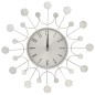 325165 vidaXL Wall Clock Silver 40 cm Metal 325165 vidaXL Wall Clock Silver 40 cm Metal