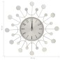 325165 vidaXL Wall Clock Silver 40 cm Metal 325165 vidaXL Wall Clock Silver 40 cm Metal