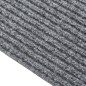 vidaXL Alfombra de pasillo atrapa suciedad 100x450 cm gris vidaXL Alfombra de pasillo atrapa suciedad 100x450 cm gris