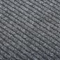 vidaXL Alfombra de pasillo atrapa suciedad 100x450 cm gris vidaXL Alfombra de pasillo atrapa suciedad 100x450 cm gris