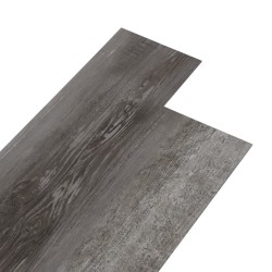 vidaXL Lamas para suelo de PVC autoadhesivas 5,21 m² 2mm madera rayada