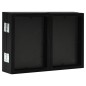 vidaXL Marco de foto collage triple negro 28x18 cm+2x(13x18 cm)