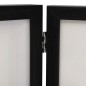 vidaXL Marco de foto collage triple negro 28x18 cm+2x(13x18 cm)