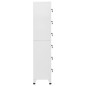 vidaXL Taquilla de acero gris claro 38x40x180 cm
