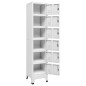vidaXL Taquilla de acero gris claro 38x40x180 cm