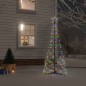 vidaXL Árbol de Navidad cónico 200 LED de colores 70x180 cm vidaXL Árbol de Navidad cónico 200 LED de colores 70x180 cm