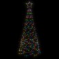 vidaXL Árbol de Navidad cónico 200 LED de colores 70x180 cm vidaXL Árbol de Navidad cónico 200 LED de colores 70x180 cm