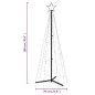 vidaXL Árbol de Navidad cónico 200 LED de colores 70x180 cm vidaXL Árbol de Navidad cónico 200 LED de colores 70x180 cm