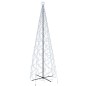 vidaXL Árbol de Navidad cónico 1400 LED blanco frío 160x500 cm vidaXL Árbol de Navidad cónico 1400 LED blanco frío 160x500 cm