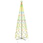 vidaXL Árbol de Navidad cónico 1400 LED de colores 160x500 cm vidaXL Árbol de Navidad cónico 1400 LED de colores 160x500 cm