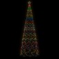 vidaXL Árbol de Navidad cónico 1400 LED de colores 160x500 cm vidaXL Árbol de Navidad cónico 1400 LED de colores 160x500 cm