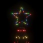 vidaXL Árbol de Navidad cónico 1400 LED de colores 160x500 cm vidaXL Árbol de Navidad cónico 1400 LED de colores 160x500 cm
