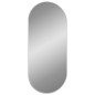 vidaXL Espejo de pared ovalado plateado 100x45 cm vidaXL Espejo de pared ovalado plateado 100x45 cm
