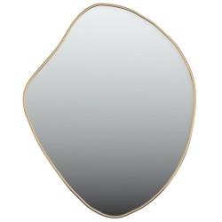 vidaXL Espejo de pared dorado 50x40 cm