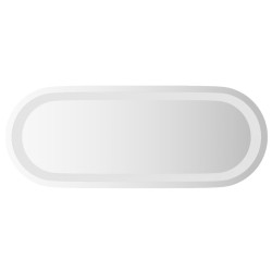 vidaXL Espejo de baño LED ovalado 50x20 cm