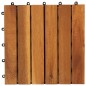 vidaXL Baldosa de terraza patrón vertical 20 uds madera acacia 30x30cm vidaXL Baldosa de terraza patrón vertical 20 uds madera acacia 30x30cm