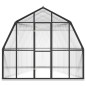 vidaXL Invernadero con estructura de aluminio gris antracita 12,63 m² vidaXL Invernadero con estructura de aluminio gris antracita 12,63 m²