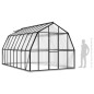 vidaXL Invernadero con estructura de aluminio gris antracita 12,63 m² vidaXL Invernadero con estructura de aluminio gris antracita 12,63 m²
