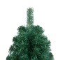 vidaXL Medio árbol de Navidad con luces y bolas verde 180 cm vidaXL Medio árbol de Navidad con luces y bolas verde 180 cm