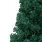 vidaXL Medio árbol de Navidad con luces y bolas verde 150 cm vidaXL Medio árbol de Navidad con luces y bolas verde 150 cm