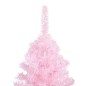 vidaXL Árbol de Navidad preiluminado con luces y bolas rosa 180 cm vidaXL Árbol de Navidad preiluminado con luces y bolas rosa 180 cm