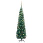 vidaXL Árbol de Navidad preiluminado con luces y bolas verde 180 cm vidaXL Árbol de Navidad preiluminado con luces y bolas verde 180 cm
