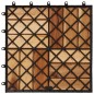vidaXL Baldosas de porche acacia 20 piezas 30x30 cm