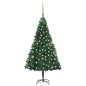 vidaXL Árbol de Navidad preiluminado con luces y bolas verde 180 cm vidaXL Árbol de Navidad preiluminado con luces y bolas verde 180 cm