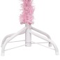 vidaXL Árbol de Navidad preiluminado con luces y bolas rosa 120 cm vidaXL Árbol de Navidad preiluminado con luces y bolas rosa 120 cm