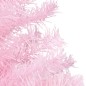 vidaXL Árbol de Navidad preiluminado con luces y bolas rosa 120 cm vidaXL Árbol de Navidad preiluminado con luces y bolas rosa 120 cm