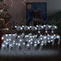 vidaXL Renos de Navidad 6 unidades 120 LED plateado vidaXL Renos de Navidad 6 unidades 120 LED plateado