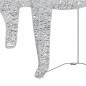 vidaXL Renos de Navidad 6 unidades 120 LED plateado vidaXL Renos de Navidad 6 unidades 120 LED plateado