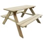 vidaXL Mesa de picnic para niños madera de pino 89x89,6x50,8 cm vidaXL Mesa de picnic para niños madera de pino 89x89,6x50,8 cm