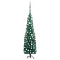 vidaXL Árbol de Navidad preiluminado con luces y bolas verde 210 cm vidaXL Árbol de Navidad preiluminado con luces y bolas verde 210 cm