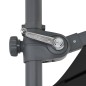 vidaXL Sombrilla de jardín con base portátil gris antracita vidaXL Sombrilla de jardín con base portátil gris antracita