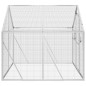 vidaXL Pajarera de aluminio color plateado 1,79x2x1,85 m vidaXL Pajarera de aluminio color plateado 1,79x2x1,85 m