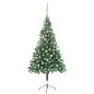 vidaXL Árbol de Navidad artificial con luces y bolas 380 ramas 150 cm vidaXL Árbol de Navidad artificial con luces y bolas 380 ramas 150 cm